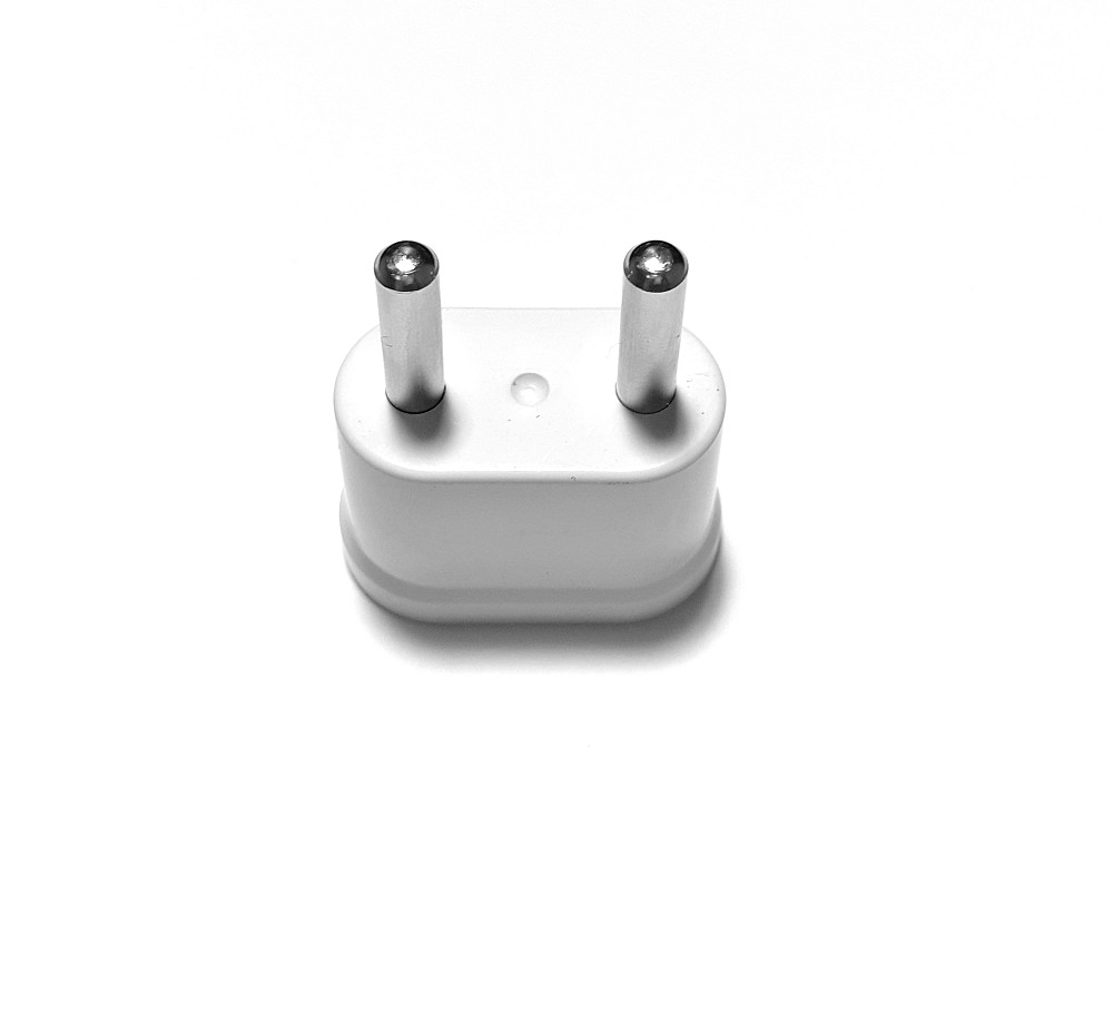 Перехідник живлення 220В плаский USA/AU на EURO розетки, білий Вінниця - фото 4