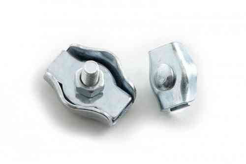 Затискач одинарний Simplex 4 мм оц. (пачка, раза 50 шт.) APRO Рівне