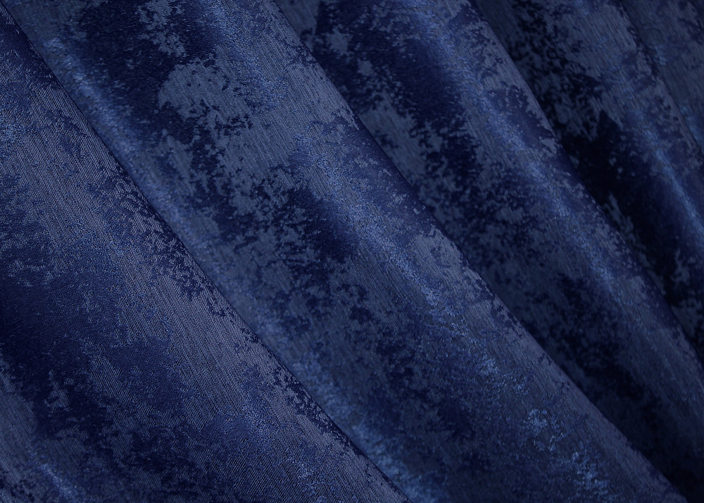 Комплект готових штор VR-Textil Жакард Sultan YL № 1483ш Синій 100х270 см 2 шт (31-766) Київ - фото 6