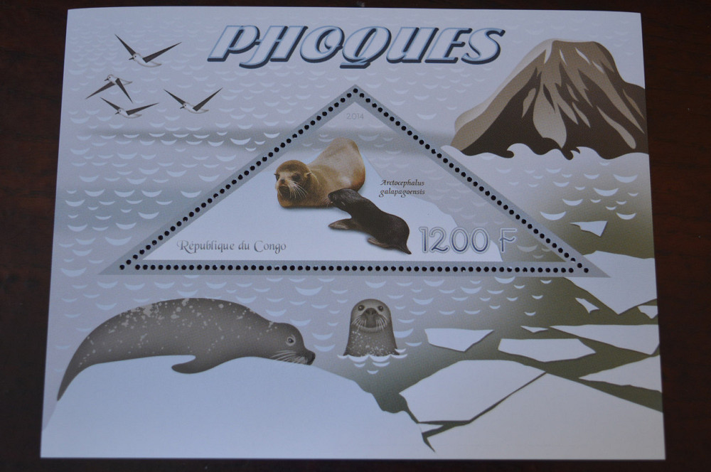 Конго. Фауна. Личности. Блок. 2014 р. (А-34) Полтава - фото 1