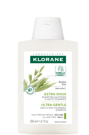 Клоран Овес шампунь для всіх типів волосся Klorane Shampooing au lait d'avoine, 200 мл new Дніпро