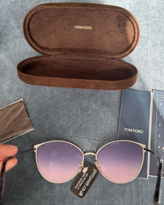 Окуляри жіночі TOM FORD ZELIA TF654 16Z SILVER Київ - фото 7