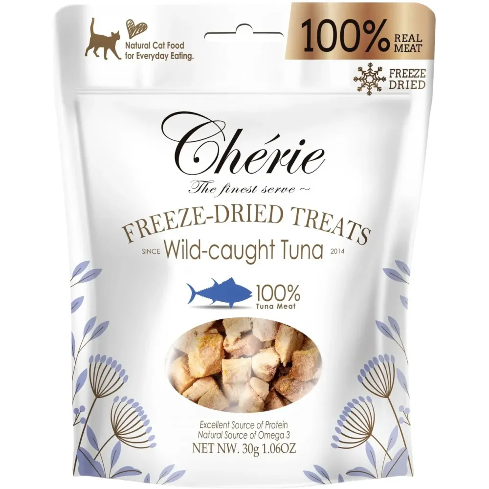 Натуральное лакомство Cherie Freeze Dried Treats Wild-caught Tuna для кошек с диким тунцом 30 г Винница - изображение 1
