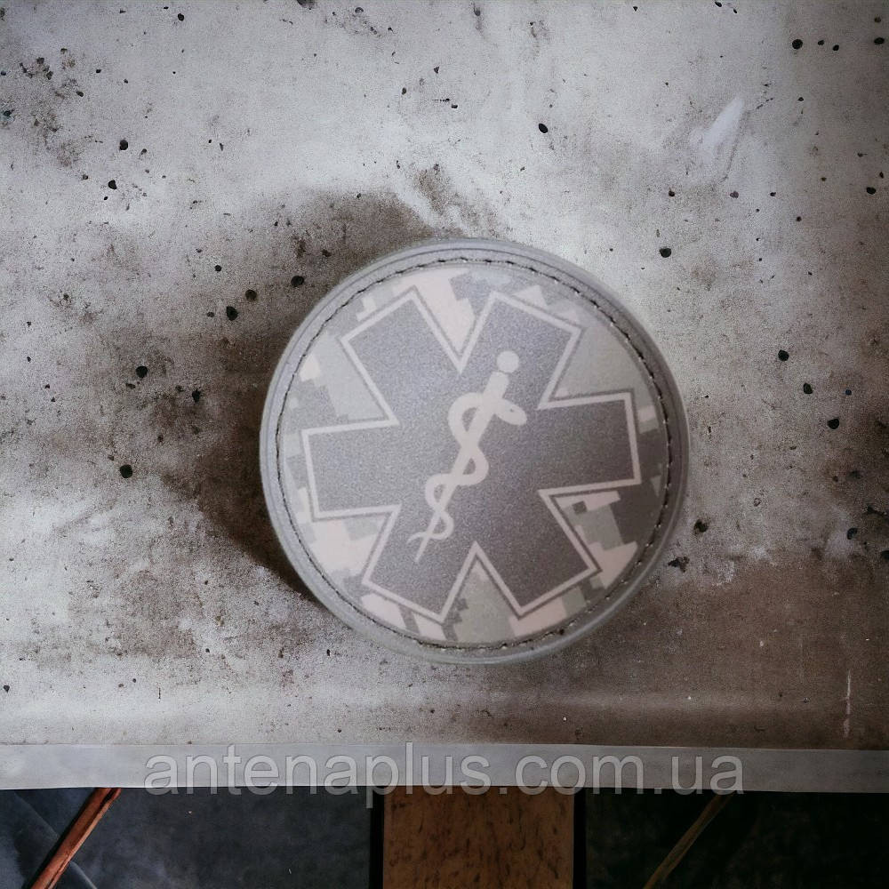 Військові медики польовий шеврон / патч Київ - фото 2