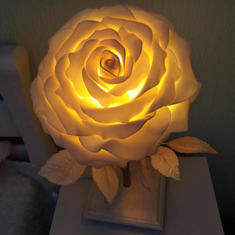 Світильник-нічник "Вінтажна троянда" Дніпро - фото 3