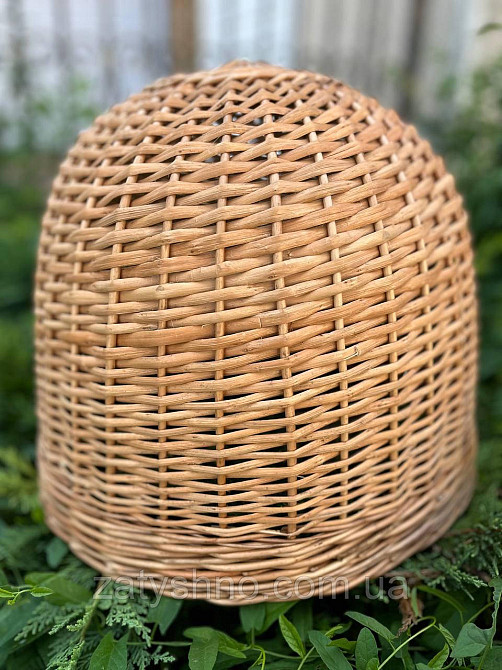 Плетеная люстра круглая из лозы Киев - изображение 2