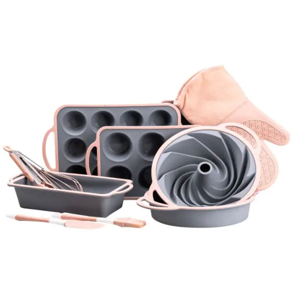 TS Kitchen Силіконовий набір форм для випічки з антипригарним покриттям з кухонним приладдям та Коломыя - изображение 3