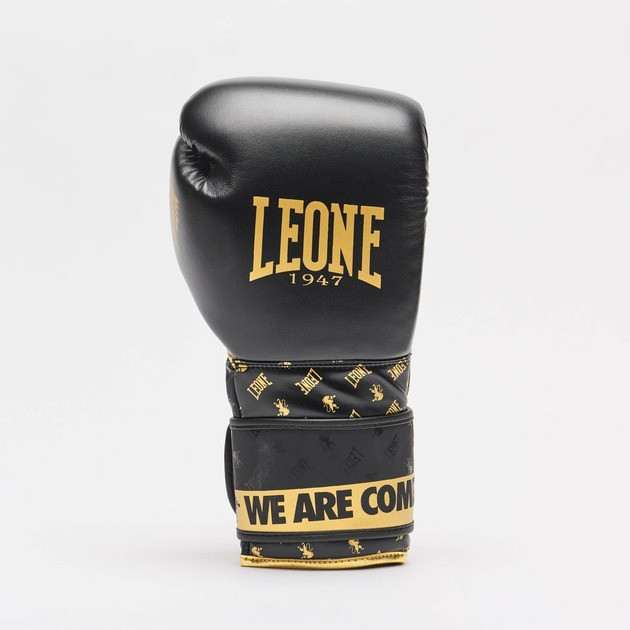 Боксерські рукавиці Leone GN220 DNA Black 12 унцій (бинти 4 м. в комплекті) Кам'янське - фото 4