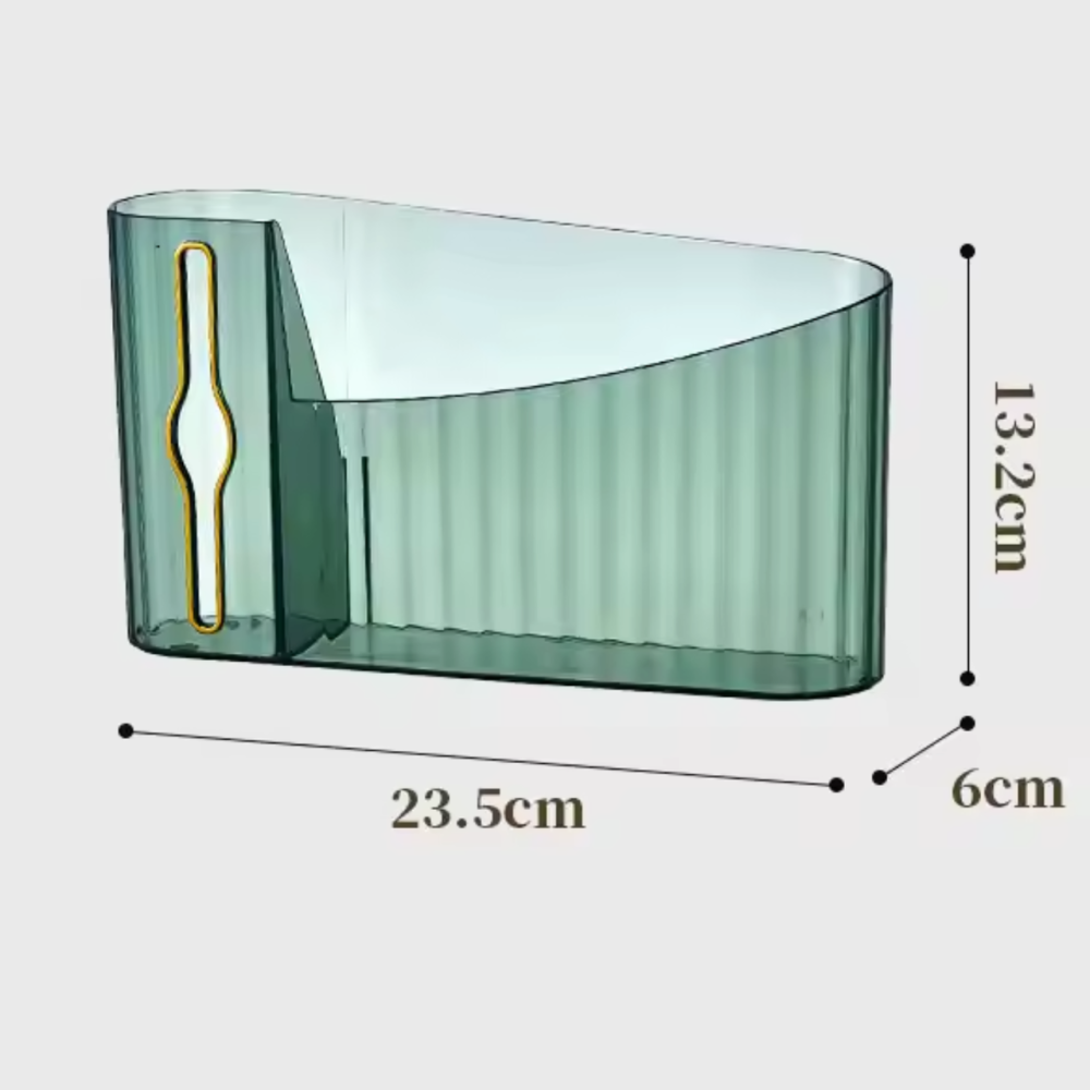 Настенный диспенсер для мусорных пакетов, удобный органайзер-держатель для пакетов, зеленый Каменец-Подольский - изображение 5