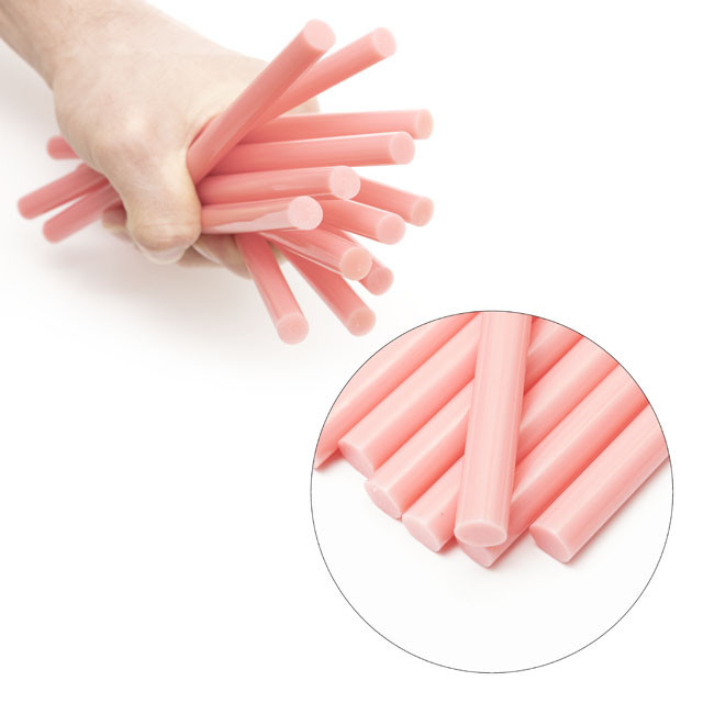 Комплект клейових стрижнів рожевих, 11,2×200 мм, 12 шт. INTERTOOL RT-1046 Київ - фото 4