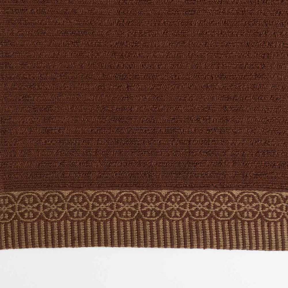 Махровий кухонний рушник з бордюром 30х50 см 400г/м2 GM Textile (Коричневий) Суми - фото 4