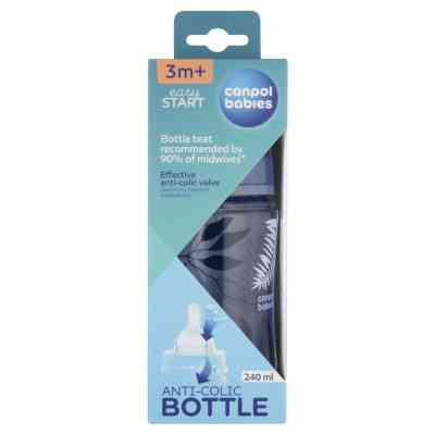 Бутылочка для кормления Canpol babies Easystart GOLD 240 мл антикол. с широк., голубая (35/240_blu) Винница