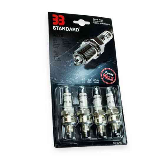 Свічка запалювання 33 STANDARD А-17 В коротка (зазор 0,7) (к-кт 4 шт) Мукачево