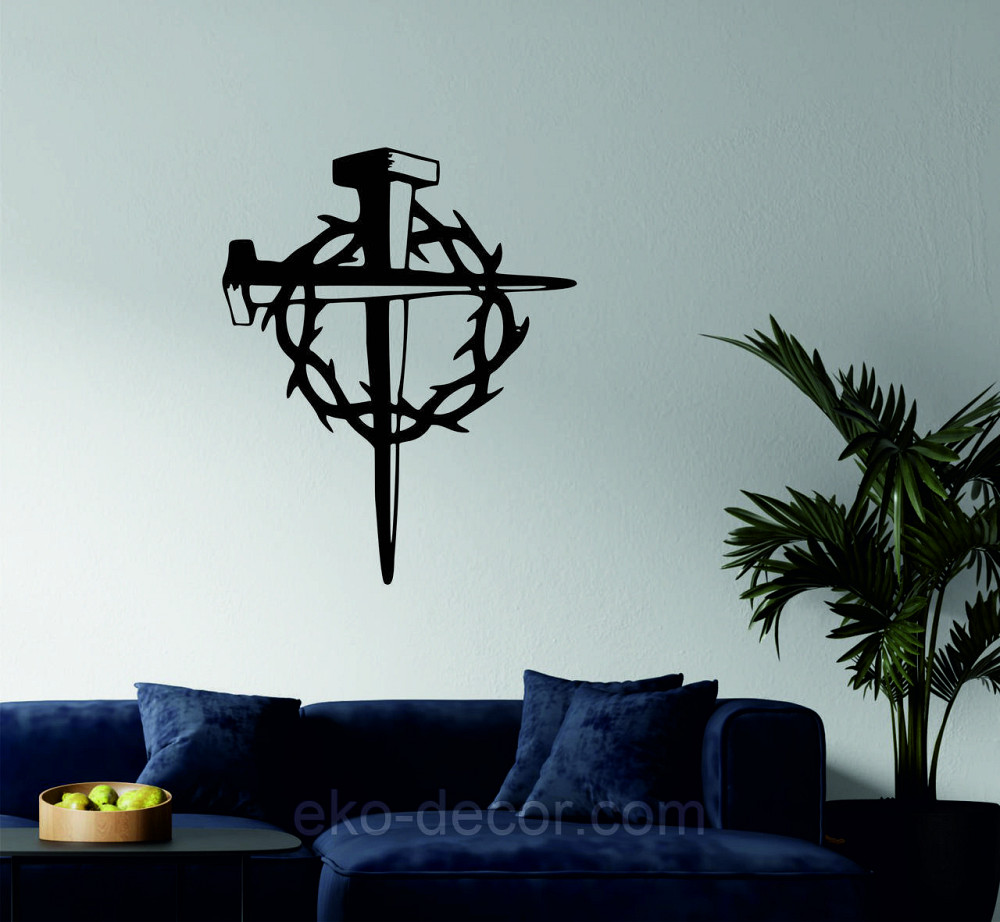 Декоративне настінне Панно «Хрест», Декор на стіну Київ - фото 6