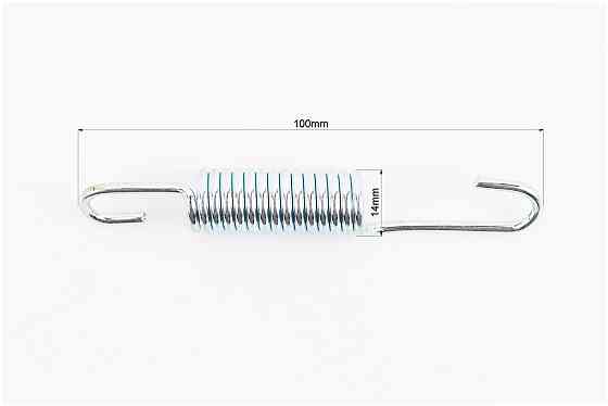 V200-F2 V250-F2 Пружина підніжки бічної (≈L100мм, D14мм, 15 витків), 5 шт Київ