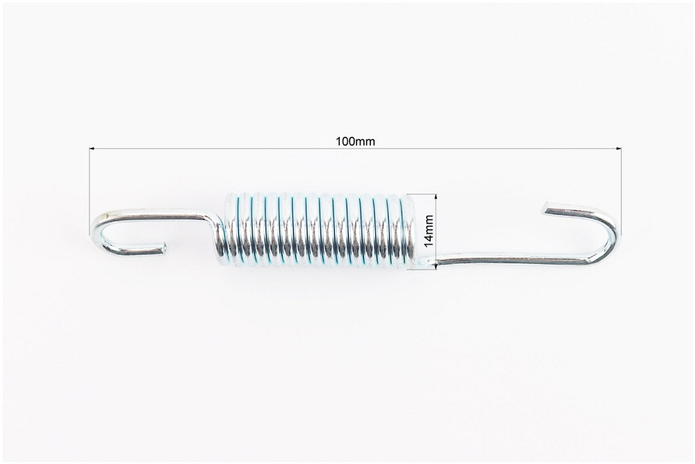 V200-F2 V250-F2 Пружина підніжки бічної (≈L100мм, D14мм, 15 витків), 5 шт Київ - фото 2