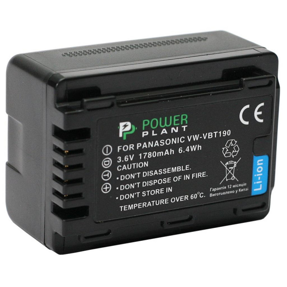 Аккумулятор к фото/видео PowerPlant Panasonic VW-VBT190 (DV00DV1412) Винница - изображение 1