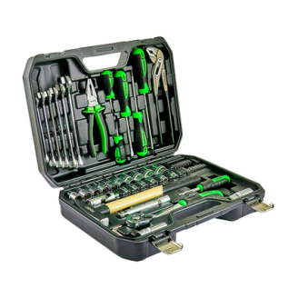 Професійний набір інструментів WINSO Pro 1/2", 1/4", 72 зубці, CR-V, 56 одиниць Ковель