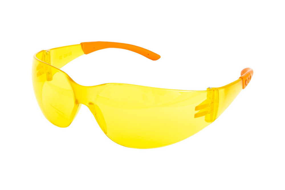 MASTERTOOL Окуляри відкриті MASTERTOOL GTS боковий захист м'які завушники жовті 82-0058 Коломия - фото 3
