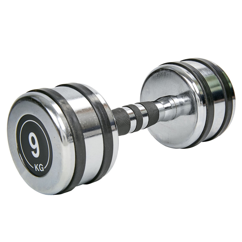 Гантель 9 кг хромированная Record-8232-9 Киев - изображение 1