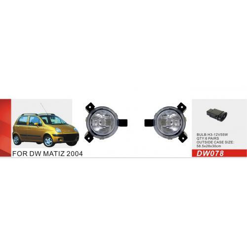 Дополнительные фары Daewoo Matiz 2004 DW-078 H3 12V 55W с кнопкой Харьков - изображение 2