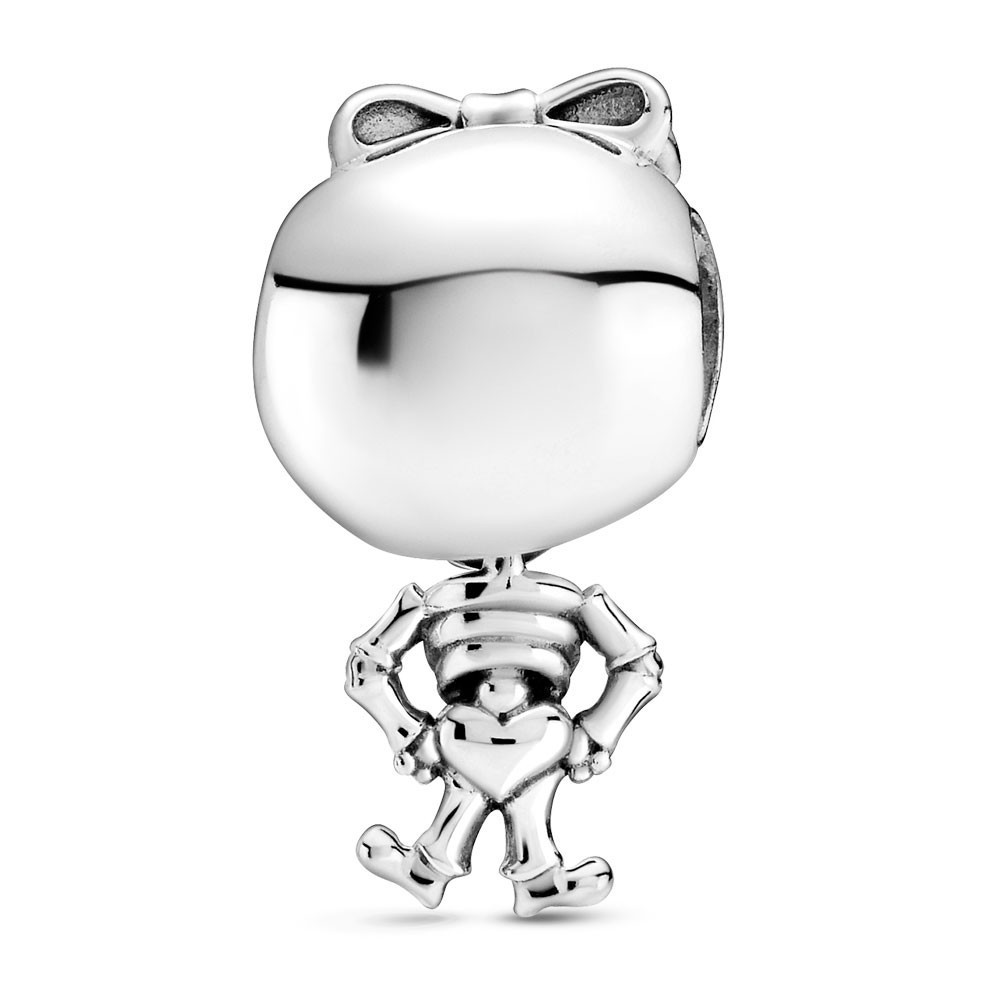 Срібна намистина Пандора  «Дівчинка скелет» 799070C00 MasterSem Київ - фото 2