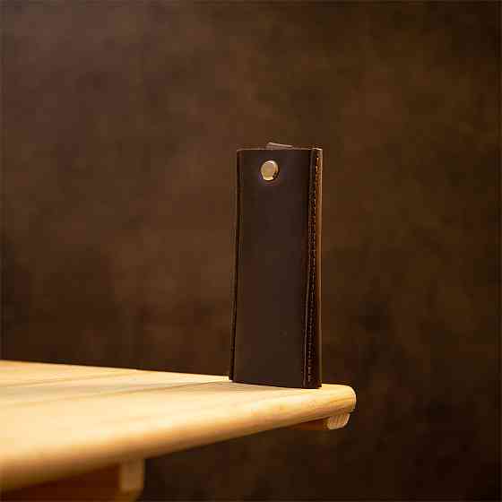 Шкіряна вінтажна ключниця Коричневий (GRANDE PELLE) Київ