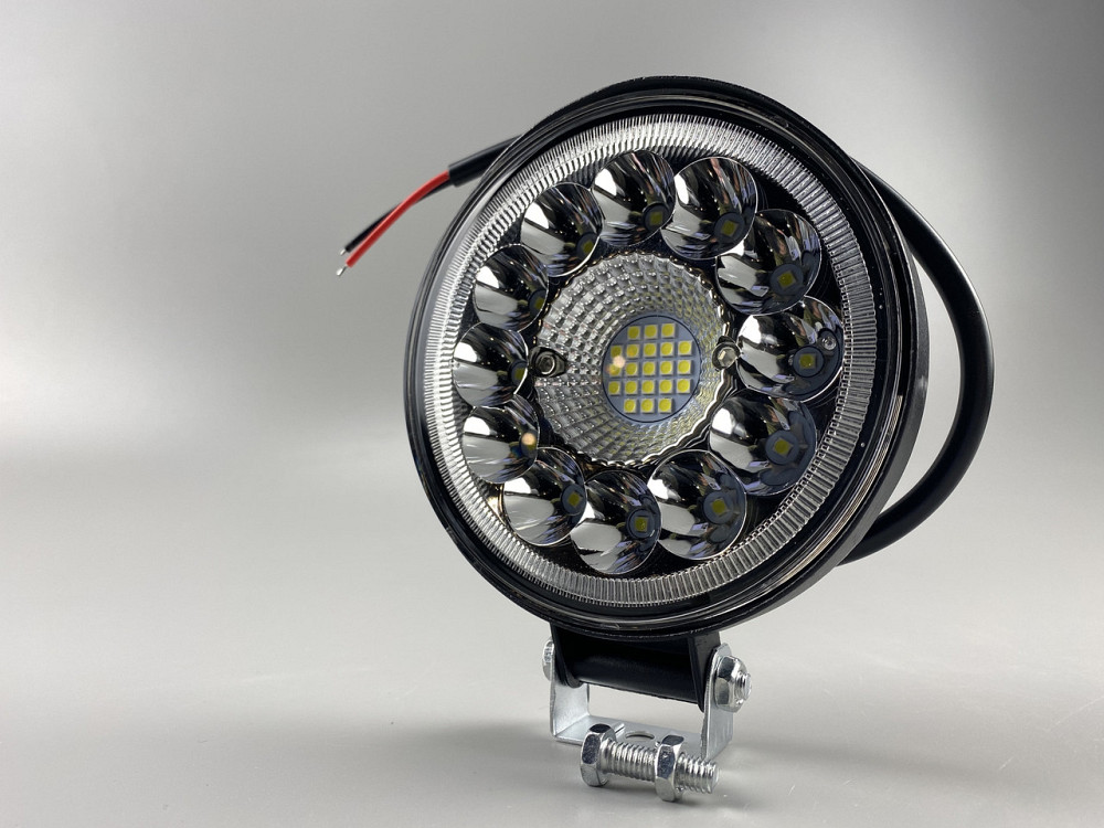 Фара LED кругла 33 led діода 6500K, автомобільне світлодіодне робоче світло Мукачево - фото 10