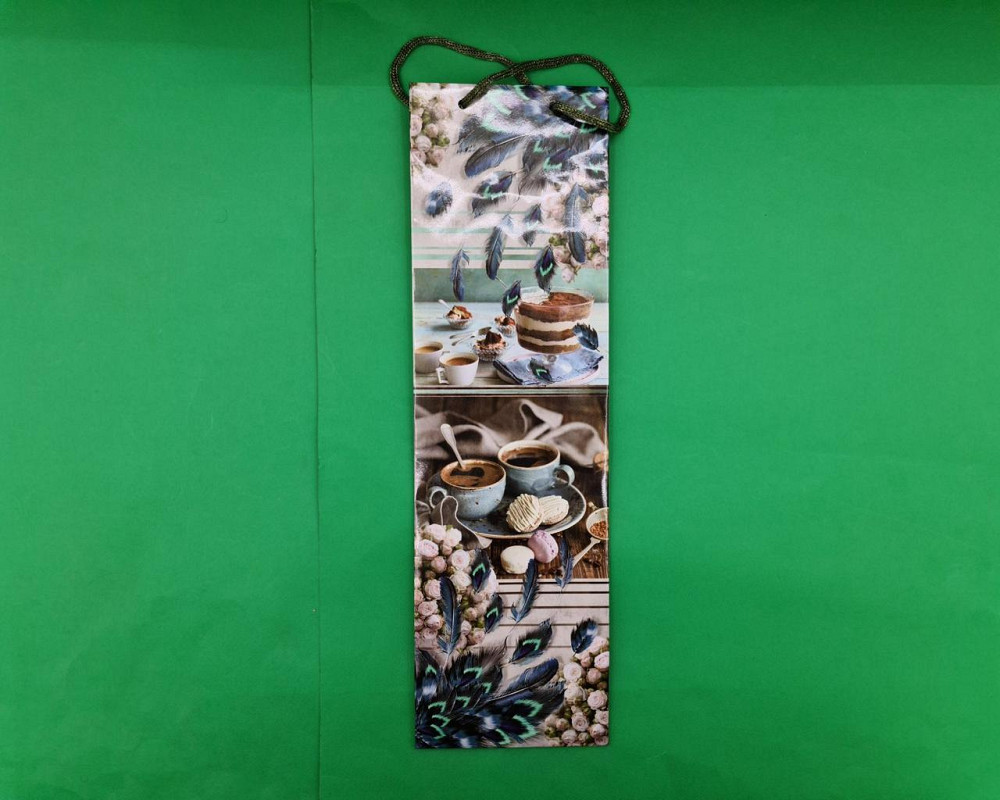 Пакет бумажный подарочный под бутылку  12/9/36(артBUT-84) (12 шт) Харьков - изображение 4