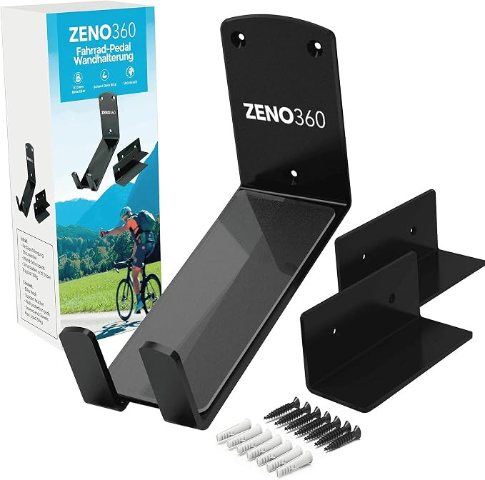 Настінне кріплення для велосипеда Zeno 360 (підвіс за педаль, до 30 кг, з захистом стіни) Луцк - изображение 1