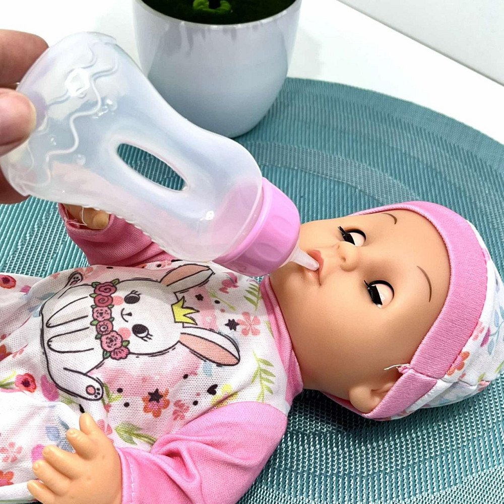 Пупс функціональний п'є-писає в комплекті горщик пляшечка соска підгузник 30 см з аксесуарами Вид 1 (YL2430L-S-DM-UA) Чернигов - изображение 7