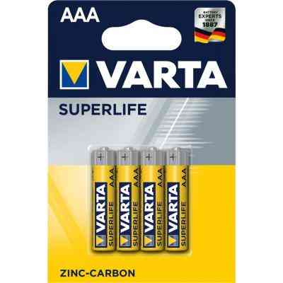 Батарейка Varta SUPERLIFE Zinc-Carbon R03 * 4 (02003101414) Винница