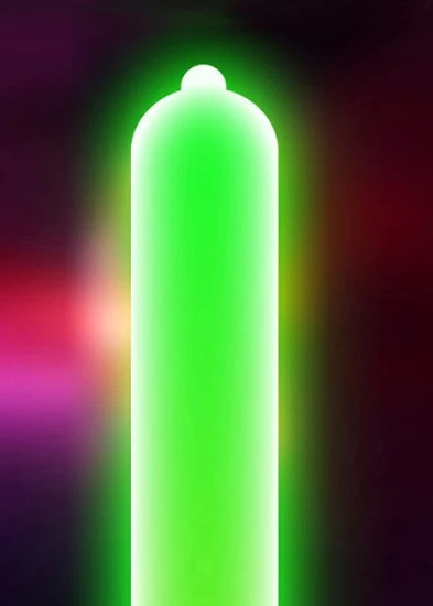 Презервативы латексные флуоринсцентные ONE Glowing Pleasures (цена за упаковку, 3 шт.) Sex Aura Киев - изображение 4