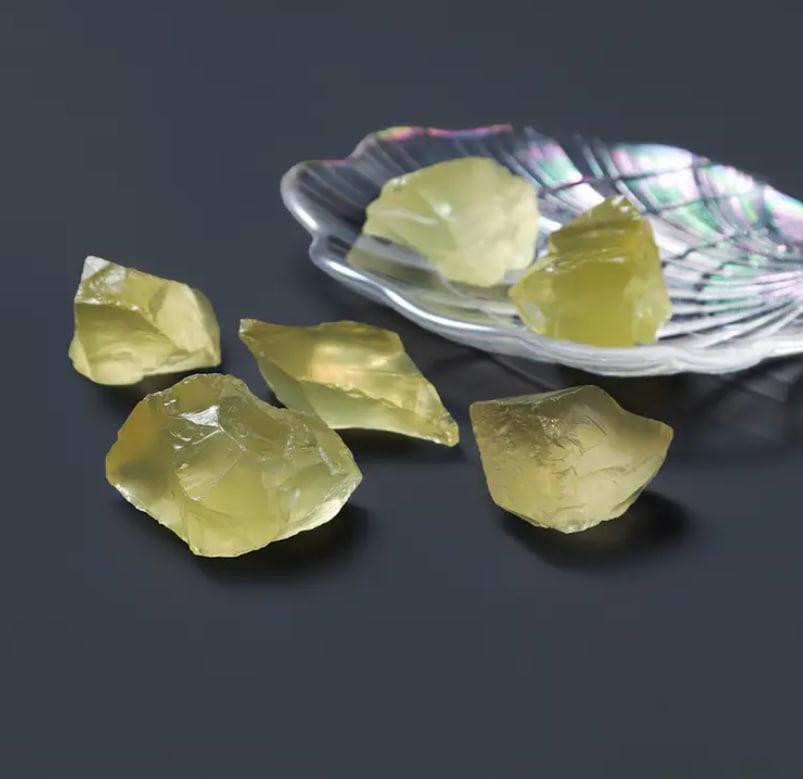 Цитрин. Набір з 3 натуральних кристалів цитрину, розмір 2.5 - 3.5 см. необроблені кристали цитрину. Київ - фото 2