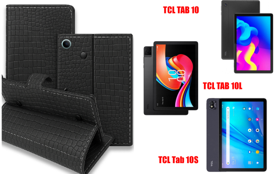 Книга-трансформер для планшета Tcl Tab 8 Lte, цвет Black Krokodil Black Киев