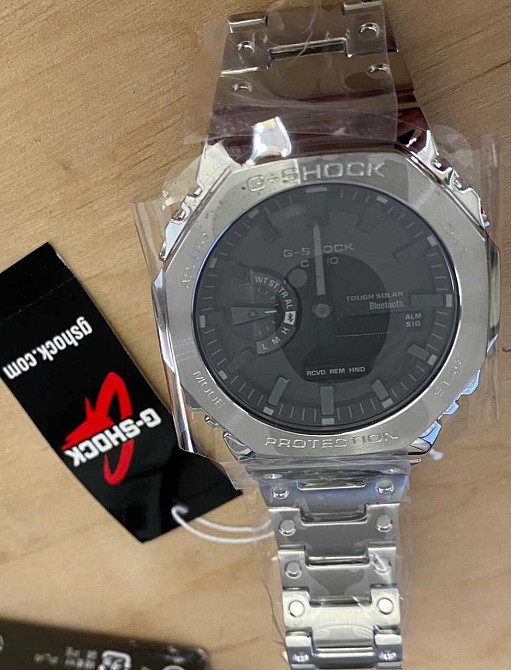 Годинник Casio G-Shock GM-B2100D-1A FULL METAL Silver Київ - фото 5