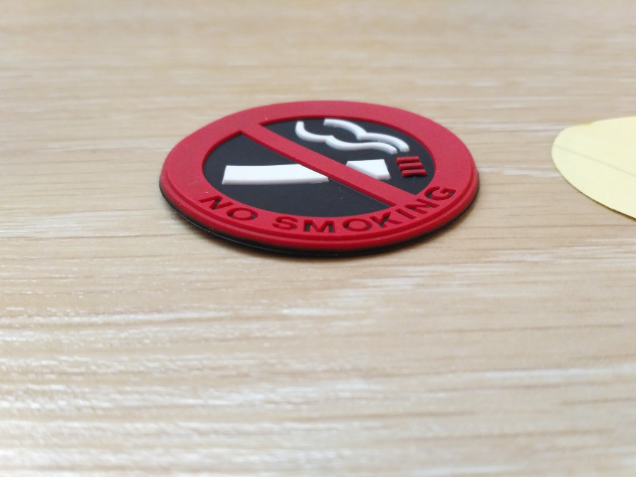 Наклейка в салон авто Не палити Київ - фото 3