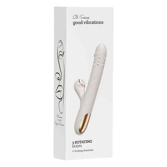 Вібратор - Silicone Vibrator 3 rotating, 7 licking functions Sex Aura Київ