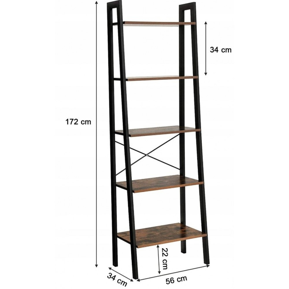 Стелаж етажерка металевий лофт 66 см Bonro BN-112 Київ - фото 7