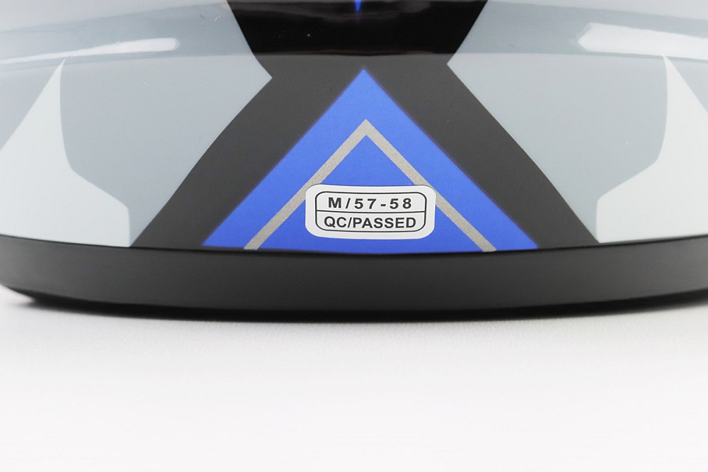 Шолом модуляр, закритий з відкидним підборіддям+відкидні окуляри BLD-159 М (57-58см), ЧОРНО-СИНІЙ Киев - изображение 8