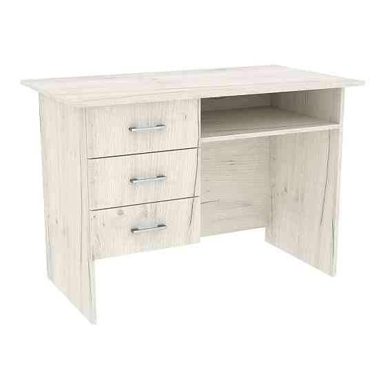 Стіл офісний ОСП-1, Дуб Крафт Білий, 1100/600/760 Львів