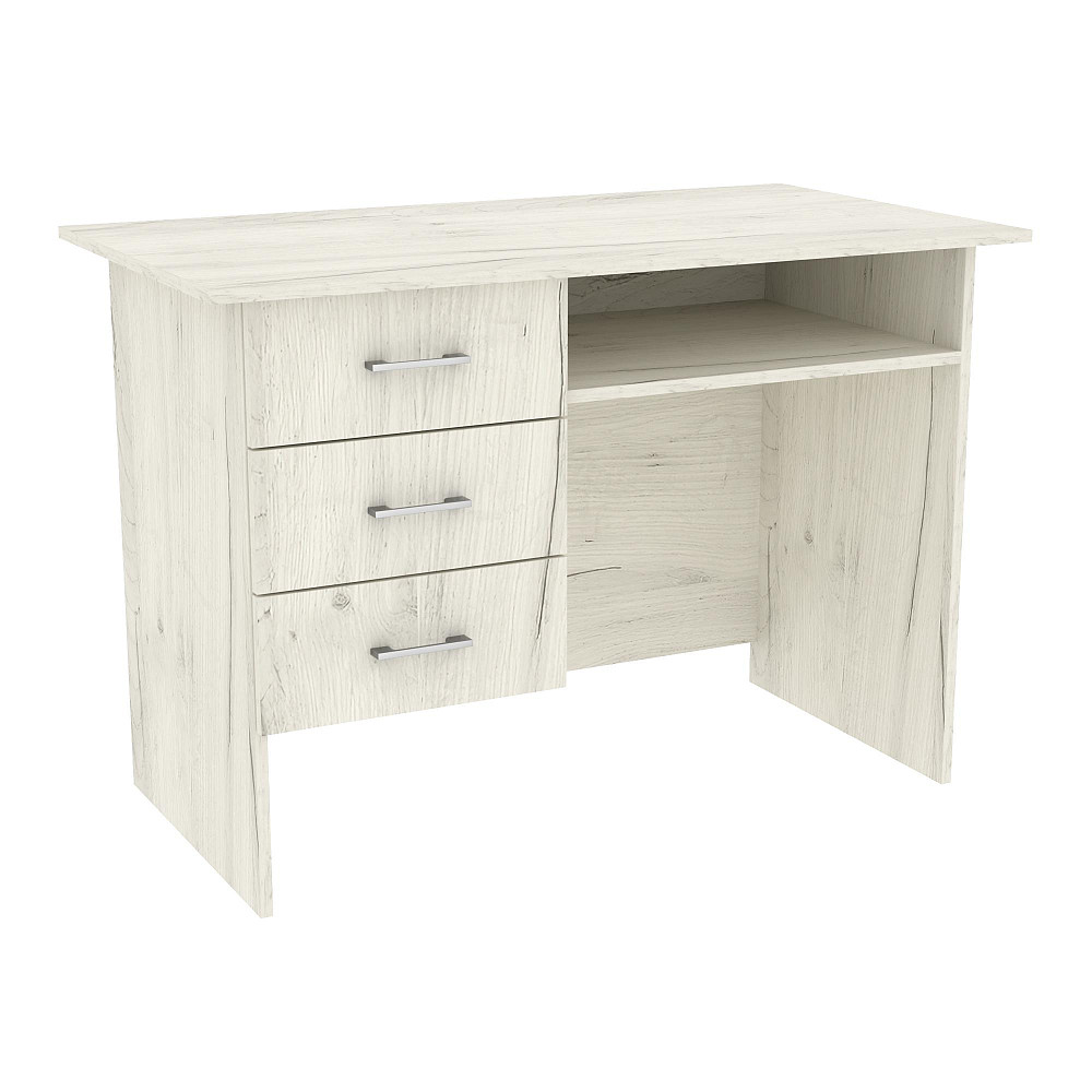 Стіл офісний ОСП-1, Дуб Крафт Білий, 1100/600/760 Львів - фото 1