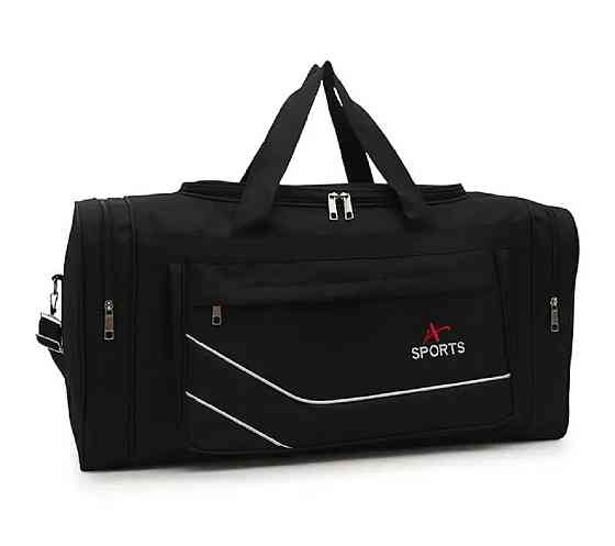 Сумка дорожня SPORT 68 см чорна Київ