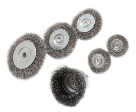 Набір зачистих щіток з нержавіючої сталі 6шт. (на дель) SATRA S-6SBS Чернігів