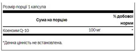 Коэнзим Q10 Swanson CoQ10 10mg 100caps Киев