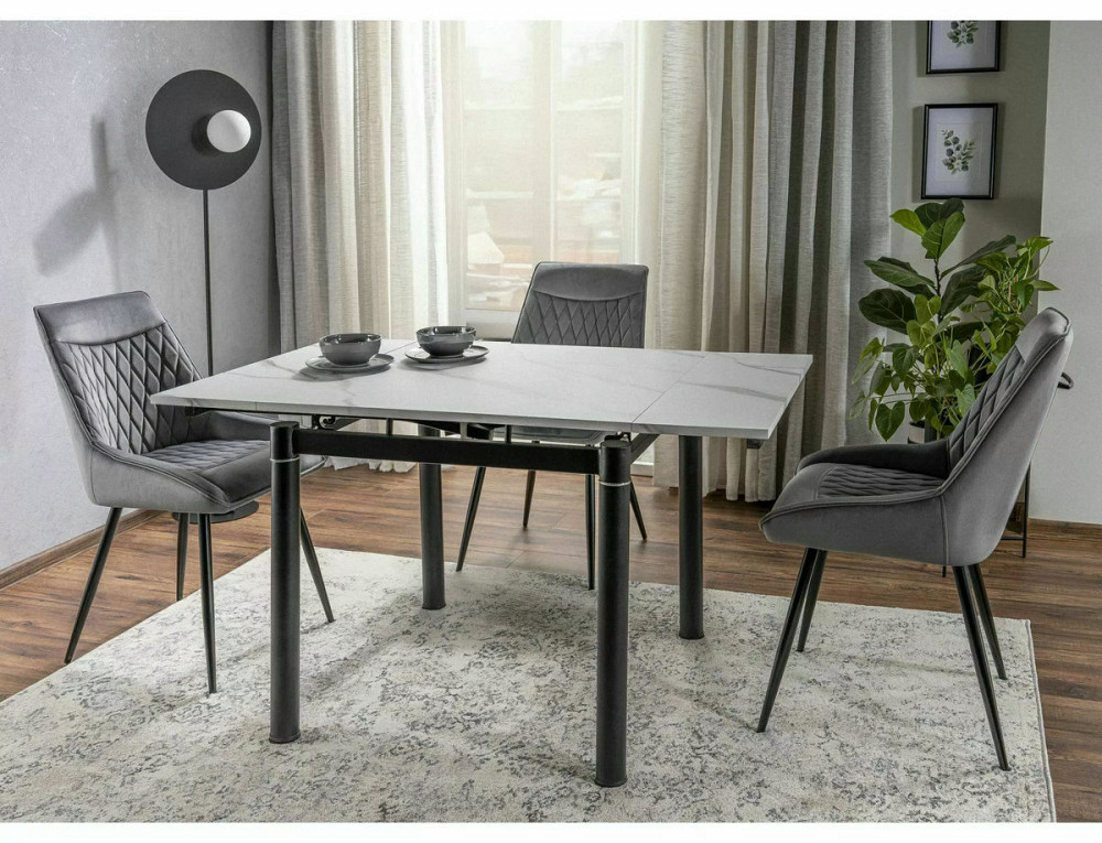 Стілець AGAT VELVET чорний каркас /сірий 14 Киев - изображение 4