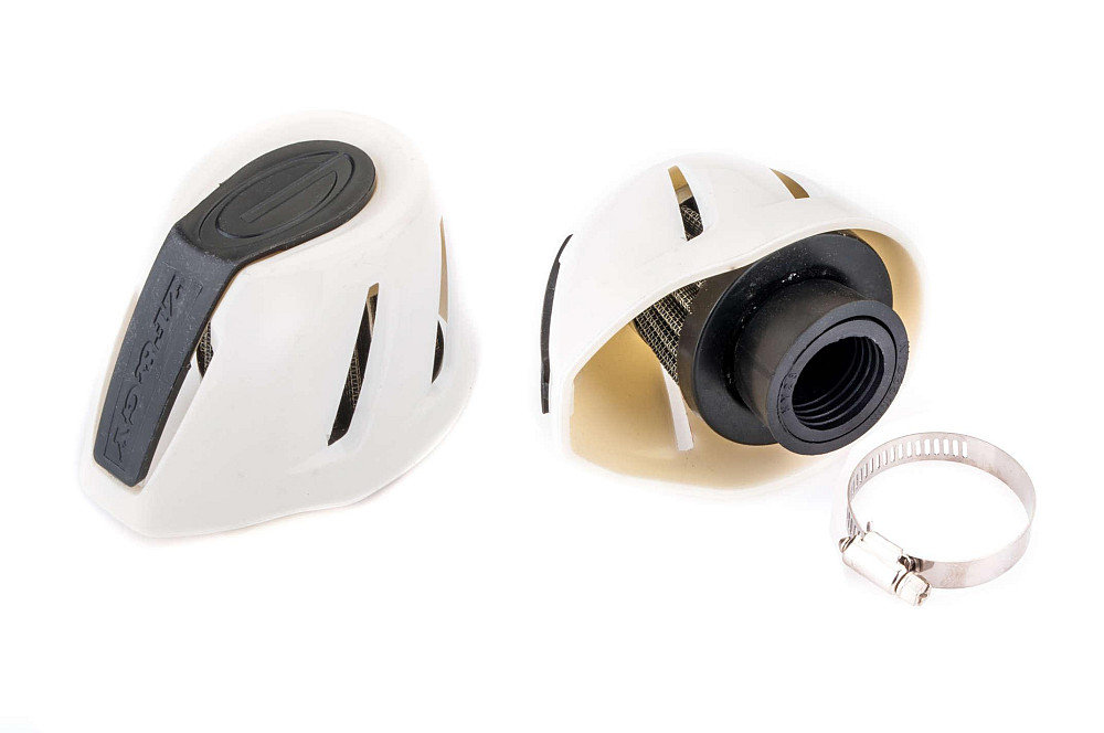 Фільтр повітряний (нульовик) Ø28/35mm (білий) KM (mod:KY-A-181) Київ - фото 1