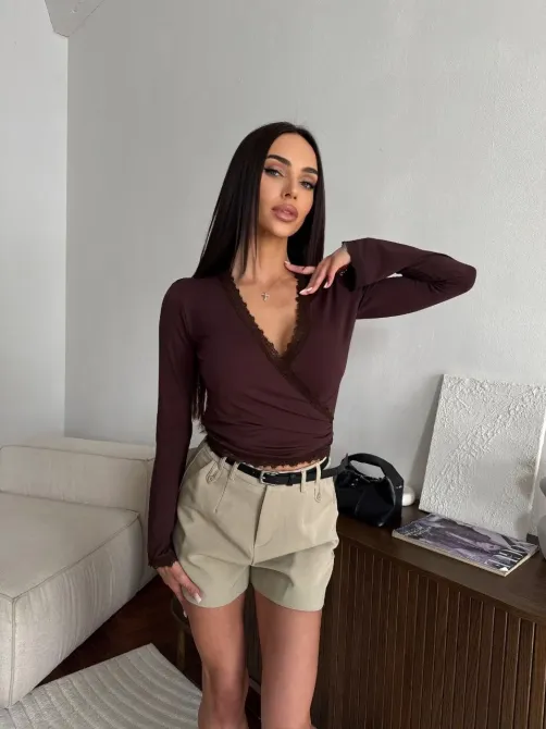 Кофтинка на запах з мережевом Одеса - фото 9