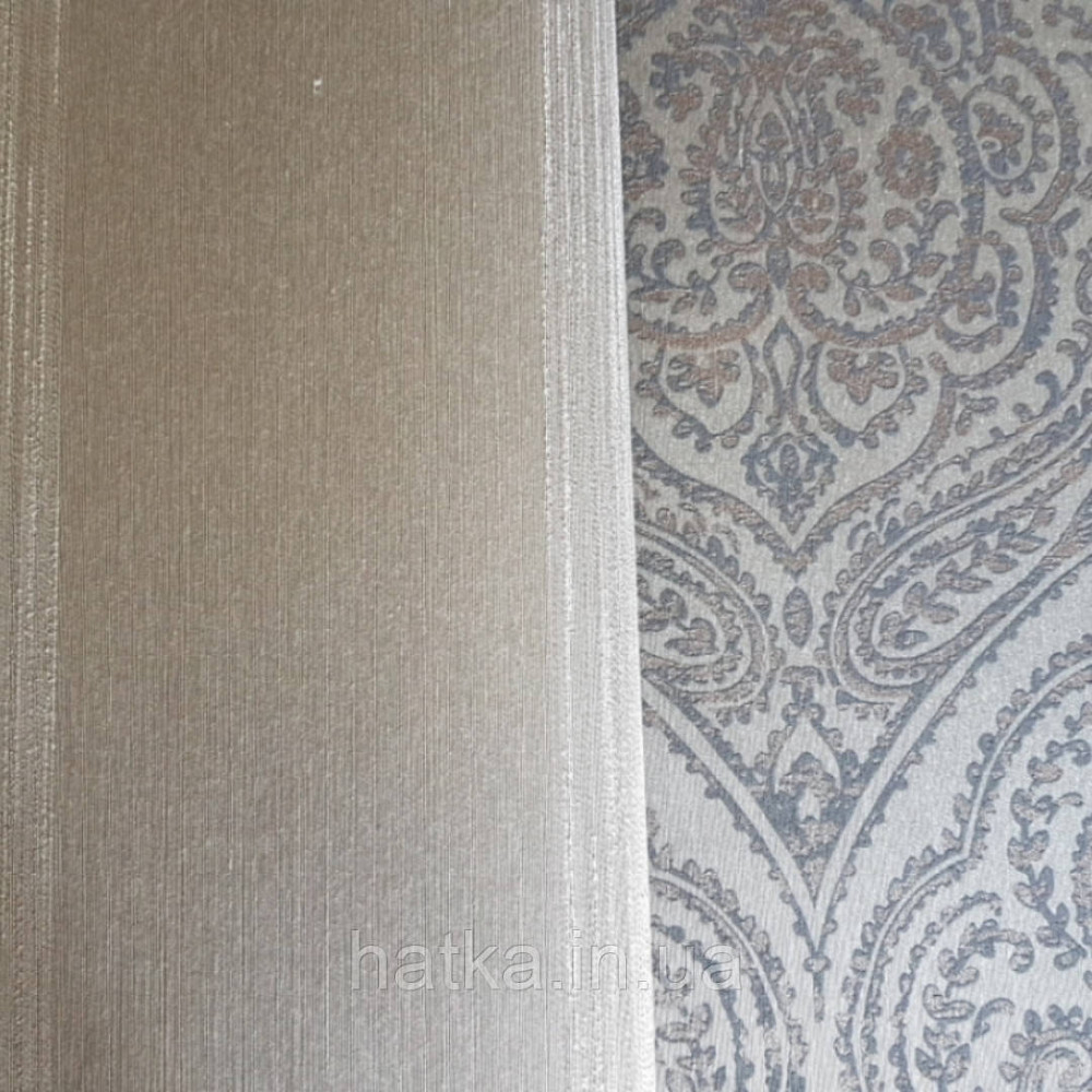 Текстильні шпалери на флізеліновій основі Cador Rasch Textil 086071 графітовий оливковий Київ - фото 2