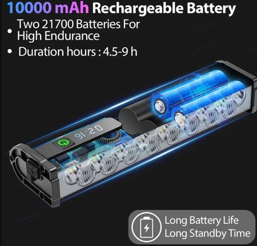 Супер яскрава велосипедна фара 17 LED 3000LM 8000mAh Одеса - фото 5